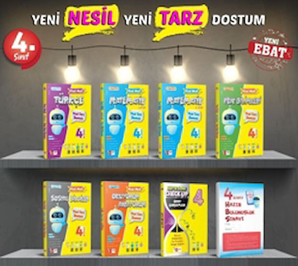 4. Sınıf Yeni Nesil Yeni Tarz Eğitim Setim ( 7 Kitap + Hazır Bulunuşluk Sınavı )