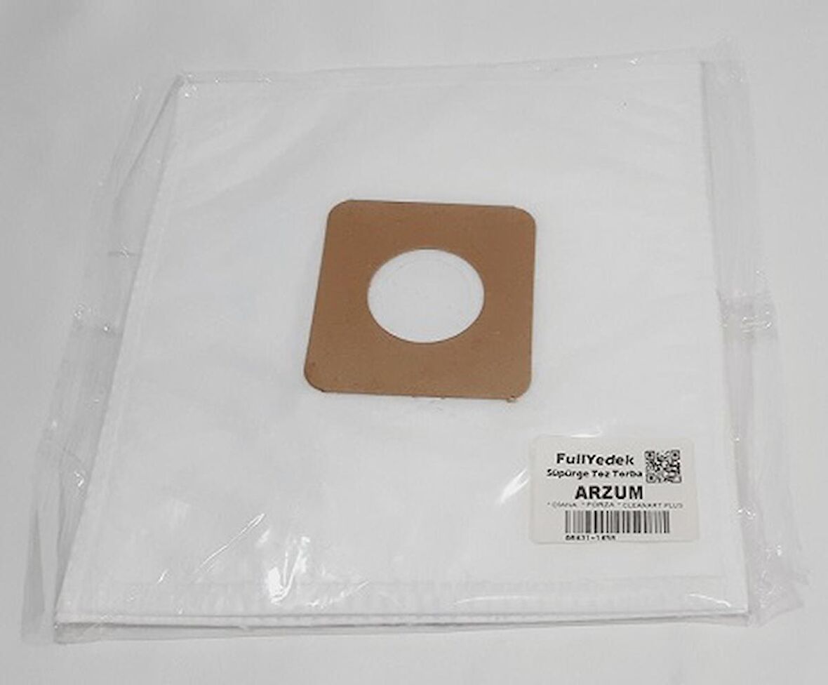 Arzum Toz Torbası Diana Forza Cleanart Plus Süpürge Torba 5 Adet