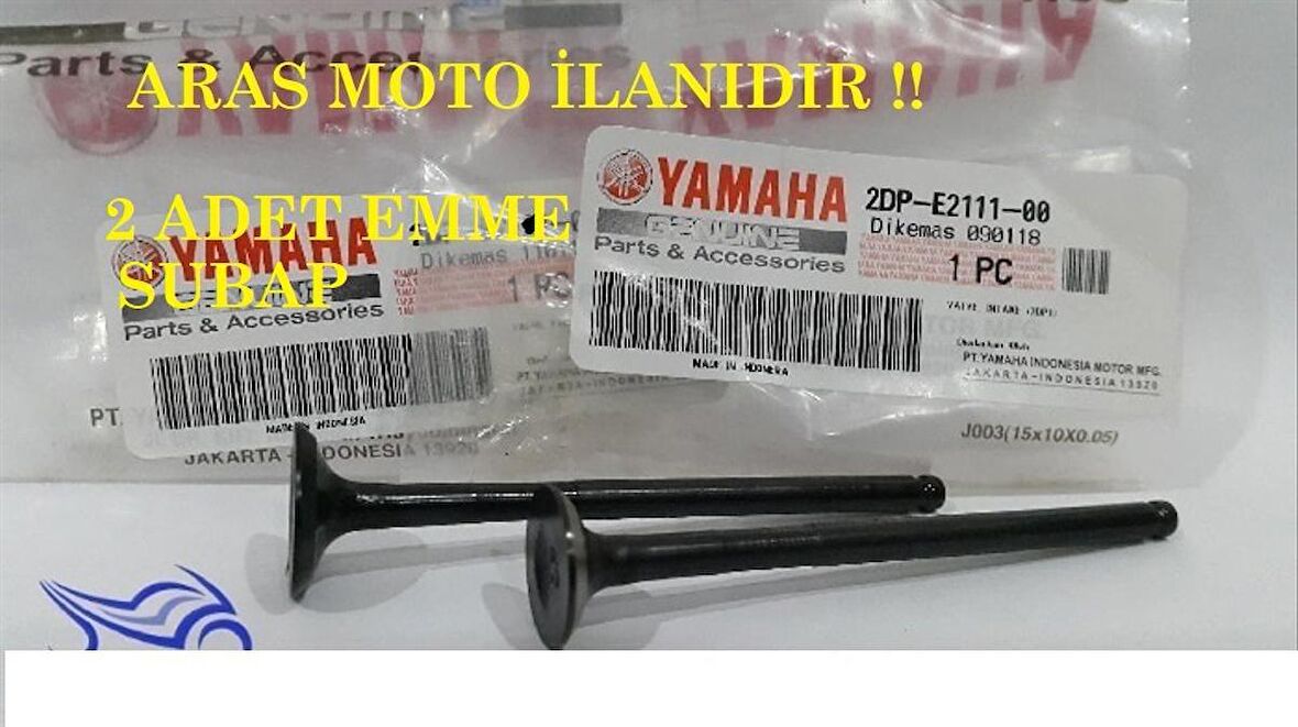 Nmax 125 - 150 Subap (Sibop ) Takımı Emme 2 Adet Orjinal -ARASMOTO