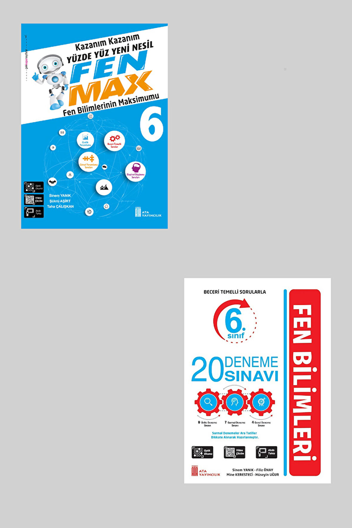 Ata 6.Sınıf Yüzde Yüz Yeni Nesil Fen Max + 20 Deneme Sınavı