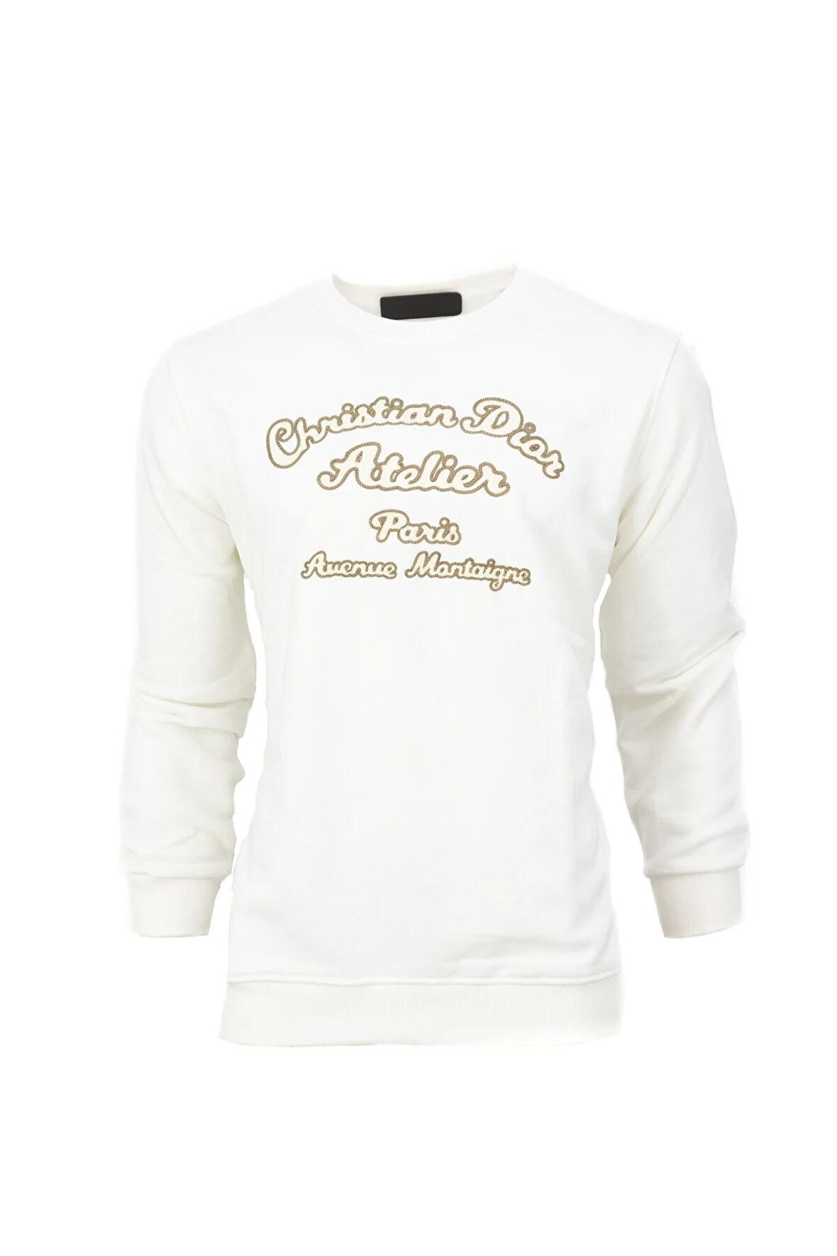 Erkek Mevsimlik Dior Premium Pamuklu Kumaş iki iplik Sweatshirt Logolu Model Regular Fit