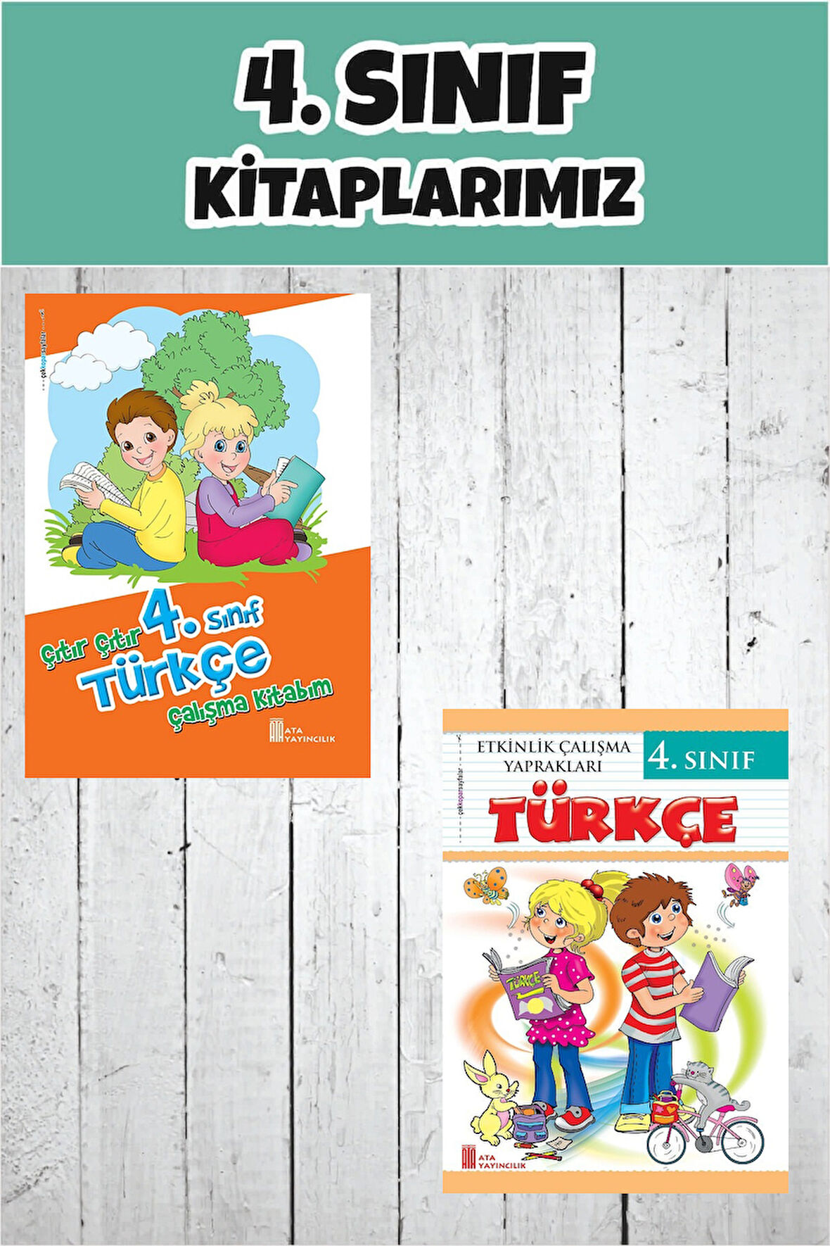 4.Sınıf Türkçe Çalışma Kitabım+Etkinlik Çalışma Yaprakları