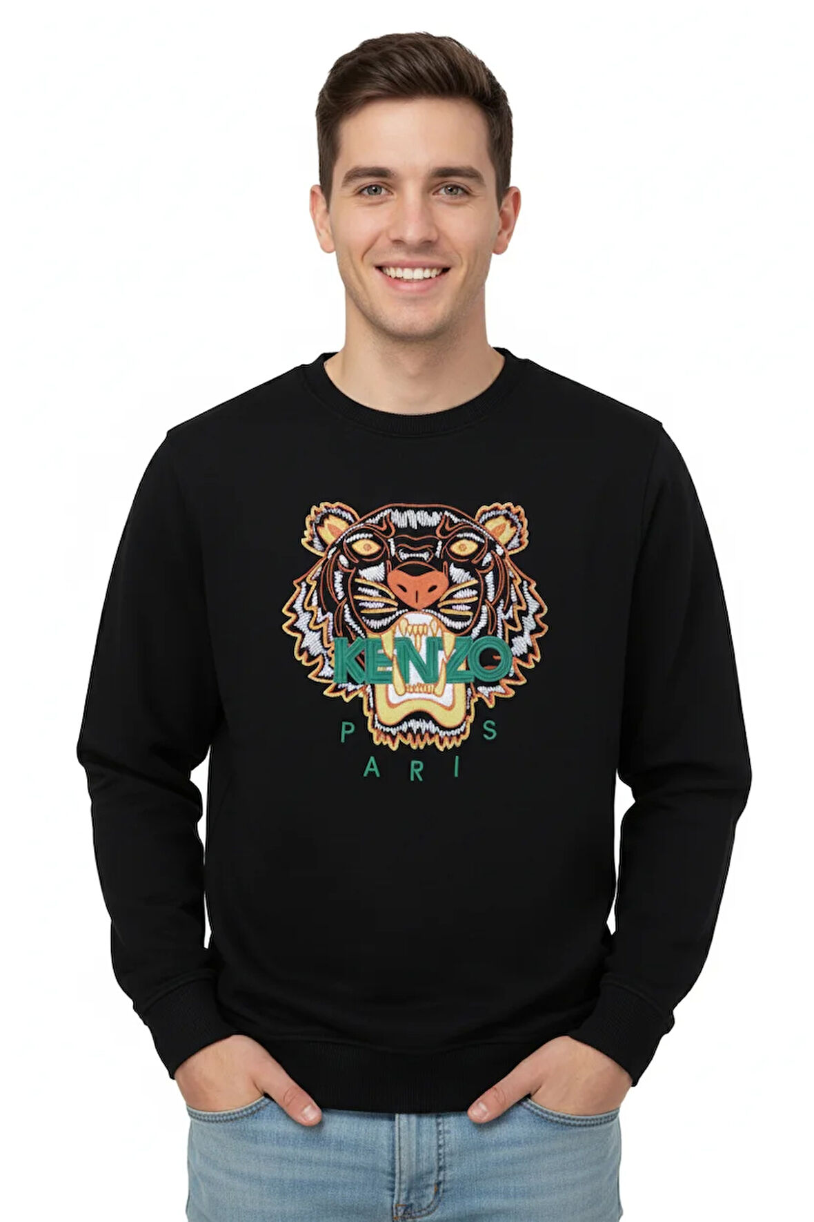 Oppland Erkek Sweatshirt Regular Fit Pamuklu Kumaş iki iplik OPES26KNZMOD13