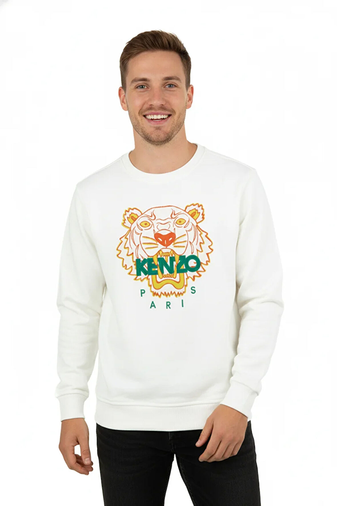 Oppland Erkek Sweatshirt Regular Fit Pamuklu Kumaş iki iplik OPES26KNZMOD13