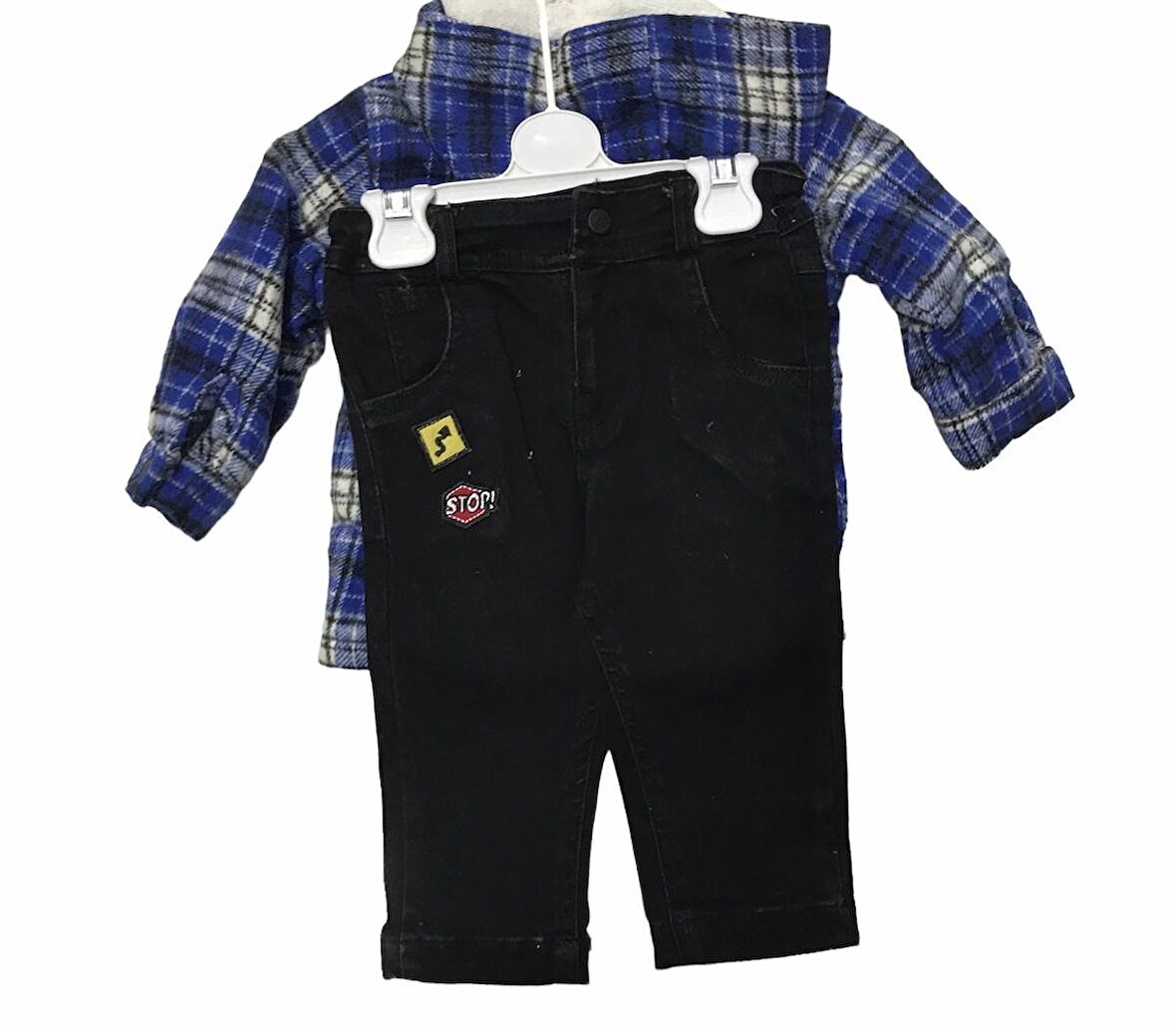 Babydoll 2li Takım Babydola Mavi