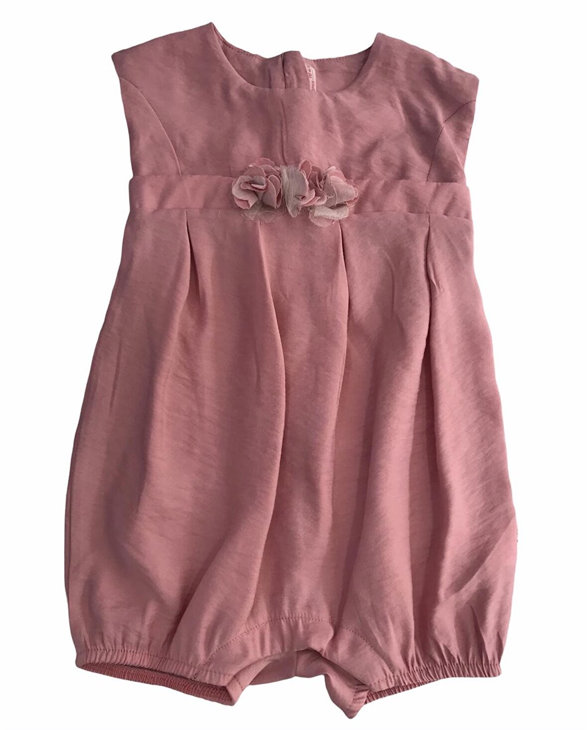 Babydoll Tulum Pembe Çiçekli