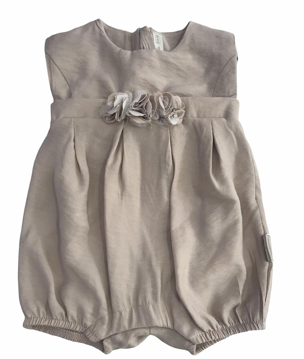 Babydoll Tulum Kahverengi Çiçekli