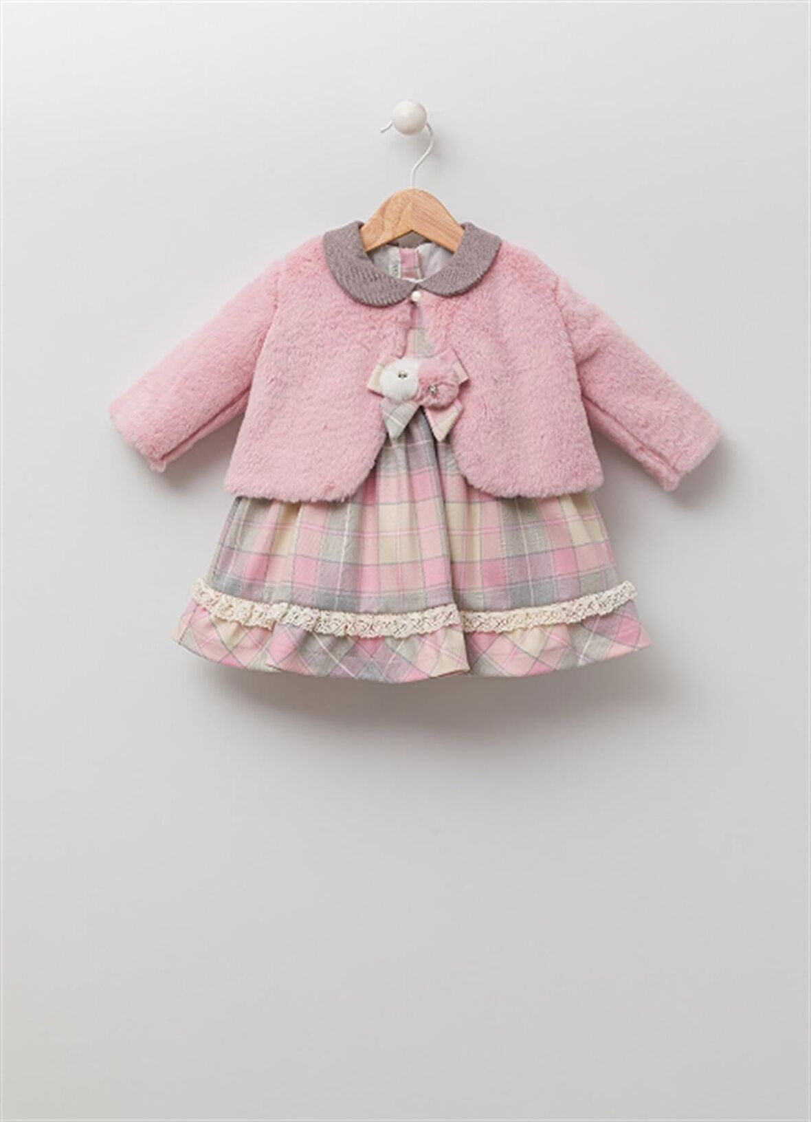 Babydoll Elbise Babydola Pembe 