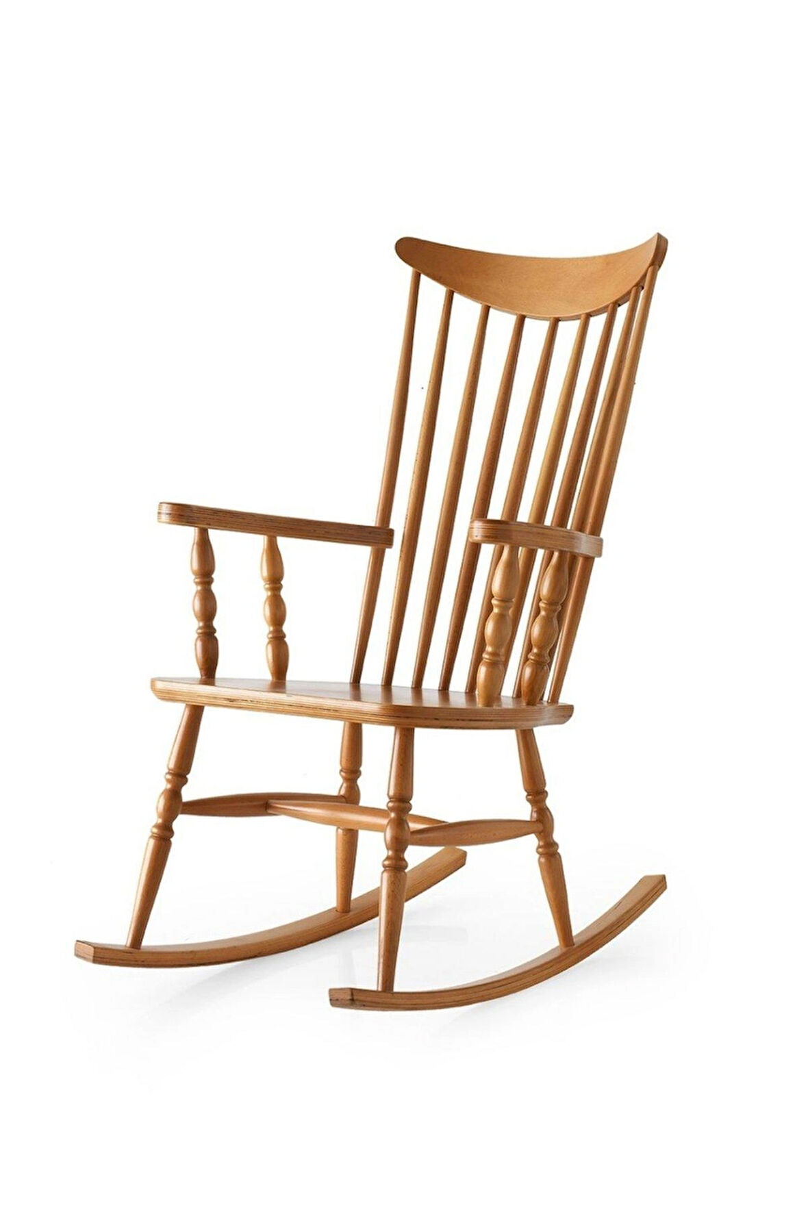 Reyo Home Kırlangıç Sallanan Sandalye Baba Koltuğu Emzirme Sandalyesi Natural 