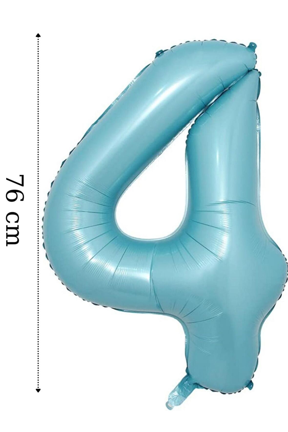 Folyo Balon 4 Rakamı Helyum Balon 76 cm