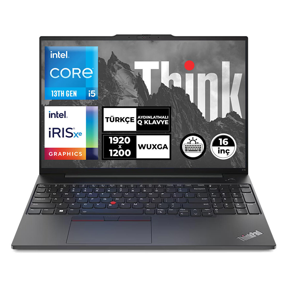 Lenovo ThinkPad E16 Gen 1 Intel Core i5-1335U 24GB 1TB+512GB SSD 16" WUXGA Freedos Taşınabilir Bilgisayar 21JQS1TTZX014
