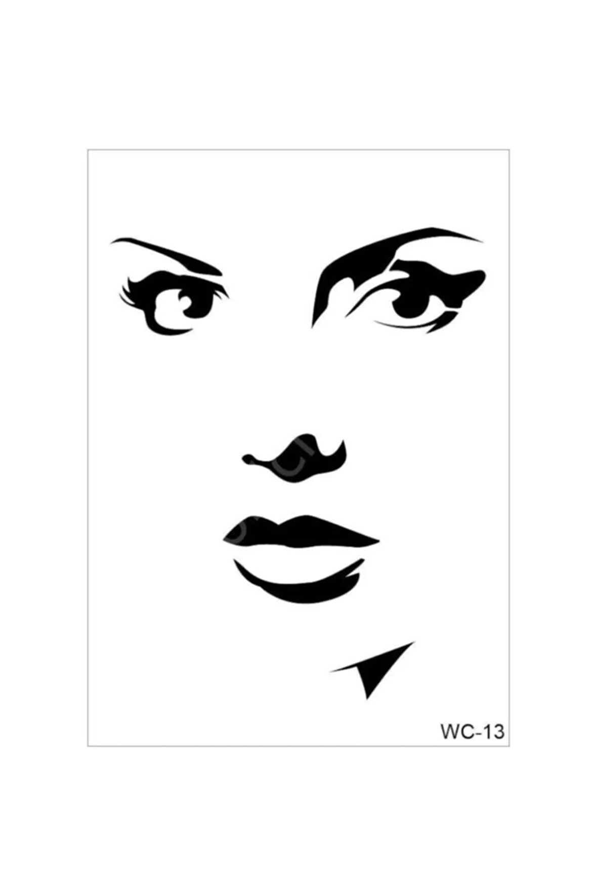 Cadence Stencil Şablon A4 Woman Collection Wc-13 (30x21) Kadın Mo