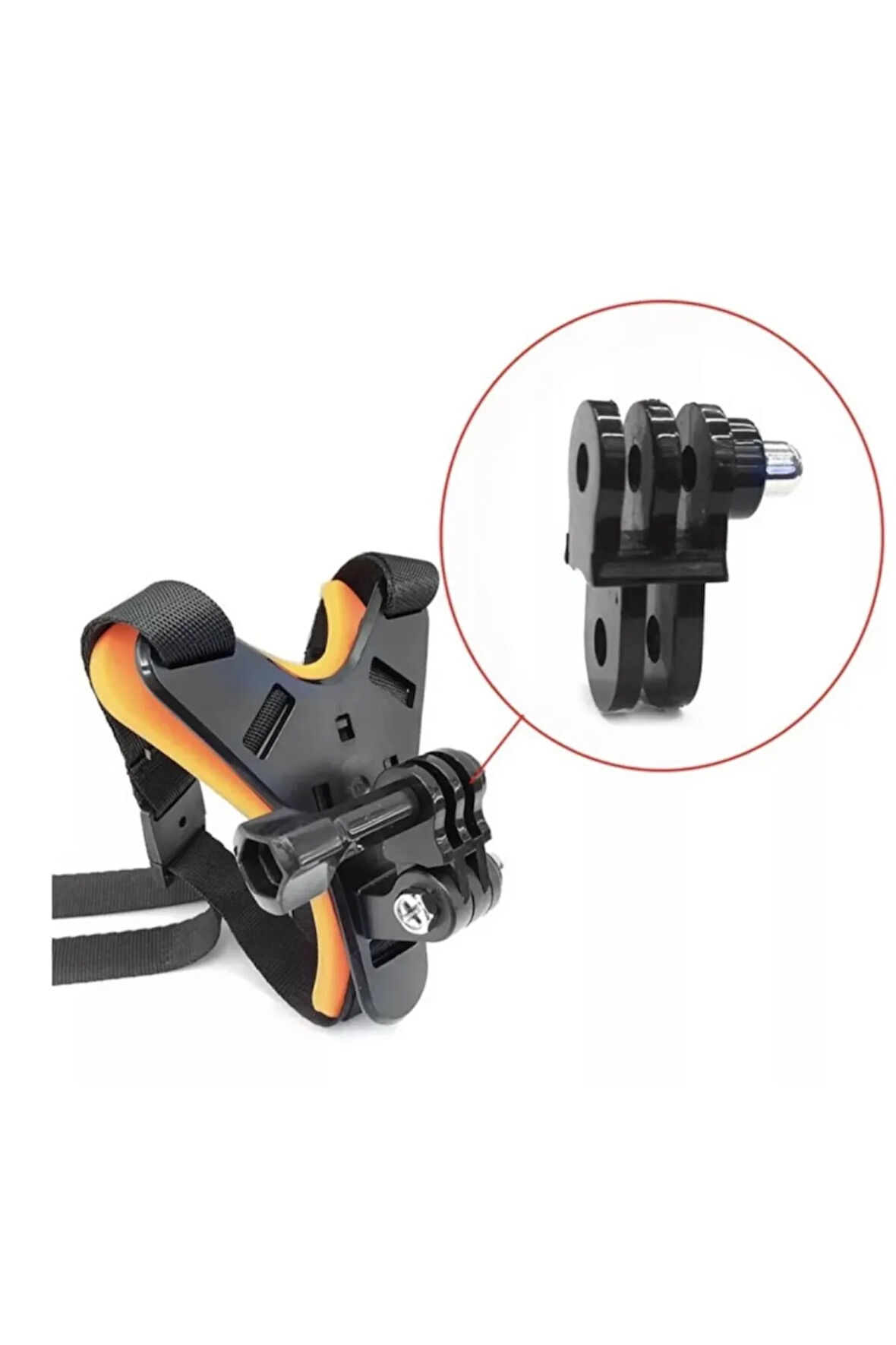 Eken Gopro Aksiyon Kamera Kask Için Çene Bağlantı Aparatı Tuyu Ty68