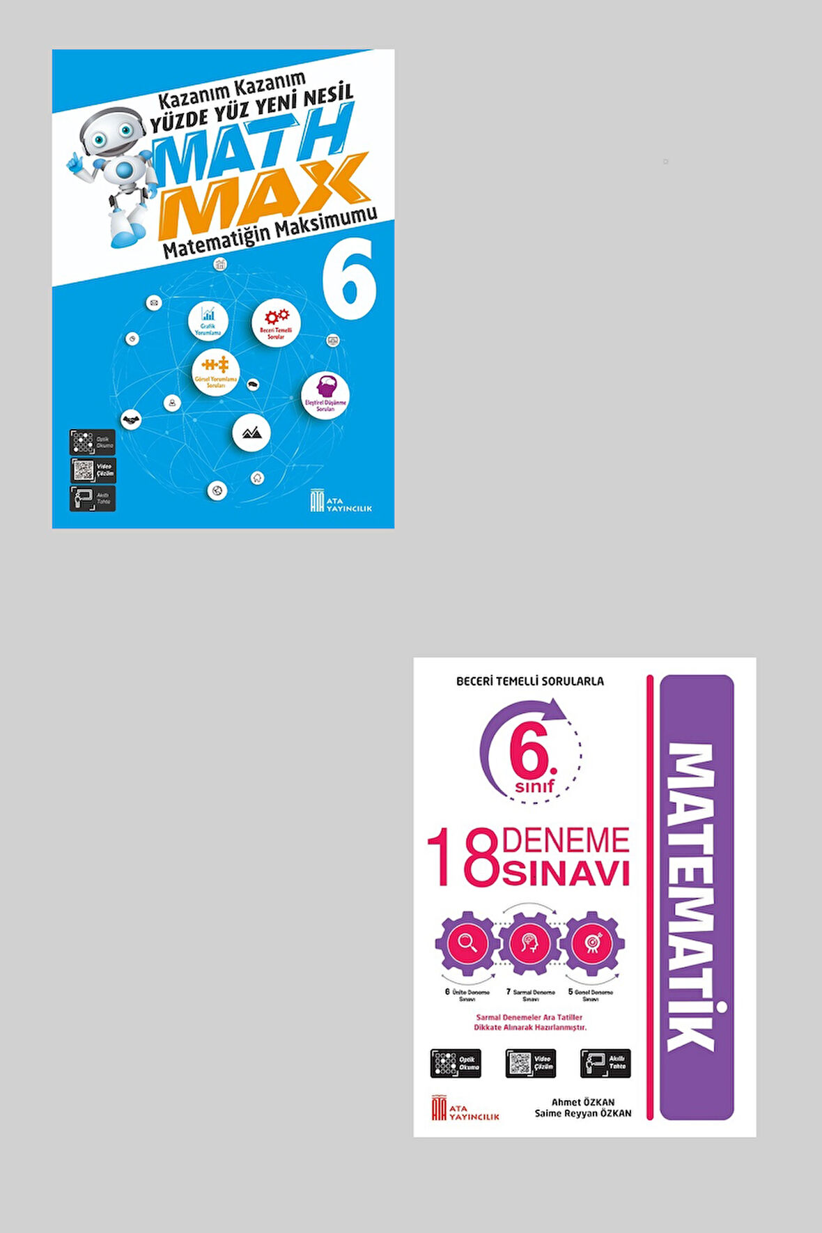 Ata 6.Sınıf Yüzde Yüz Yeni Nesil Math Max + 18 Deneme Sınavı