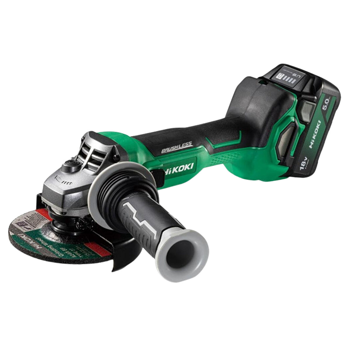 Hikoki G1813DA-5.0 18V/5.0Ah 125mm Kömürsüz Akülü Avuç Taşlama 