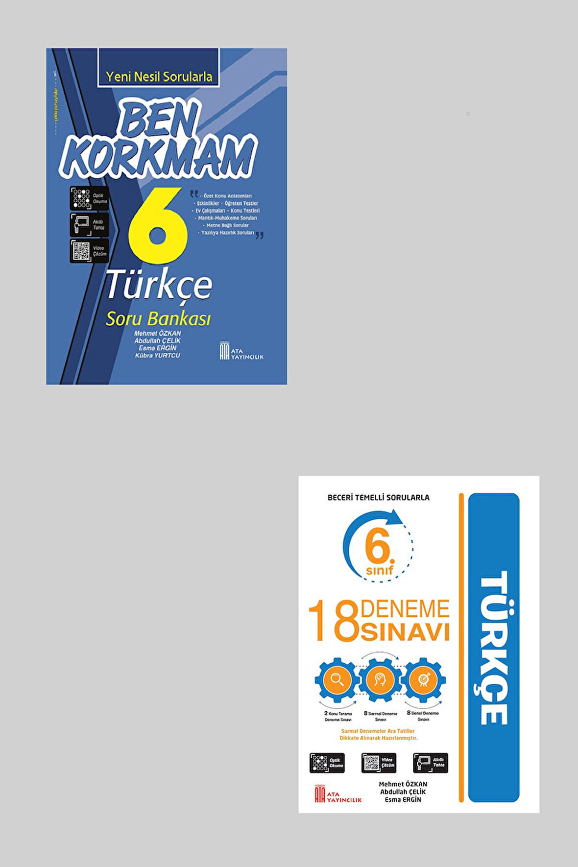 Ata 6.Sınıf Ben Korkmam Türkçe + 18 Deneme Sınavı