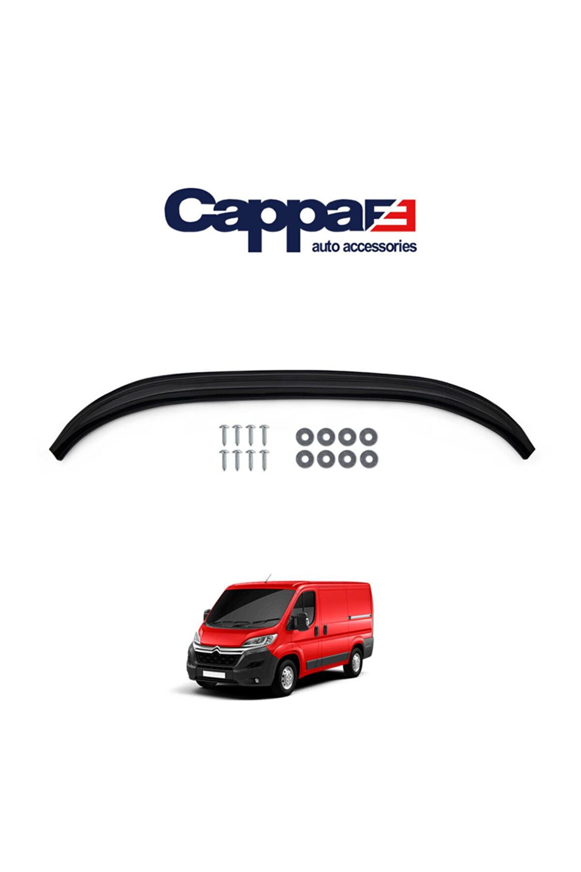 Citroen Jumper Ön Tampon Lip Eki Karlık Akrilik (Abs) Piano Black 2014 Ve Sonrası