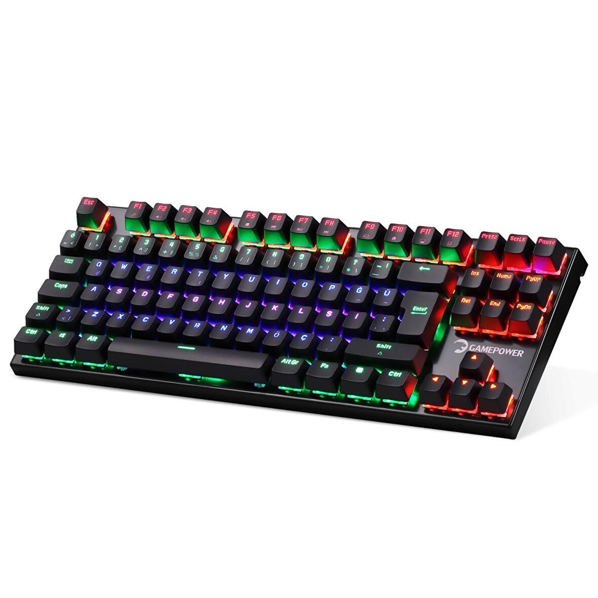 Gamepower Warlock Compact Mavi Switch Mekanik Klavye