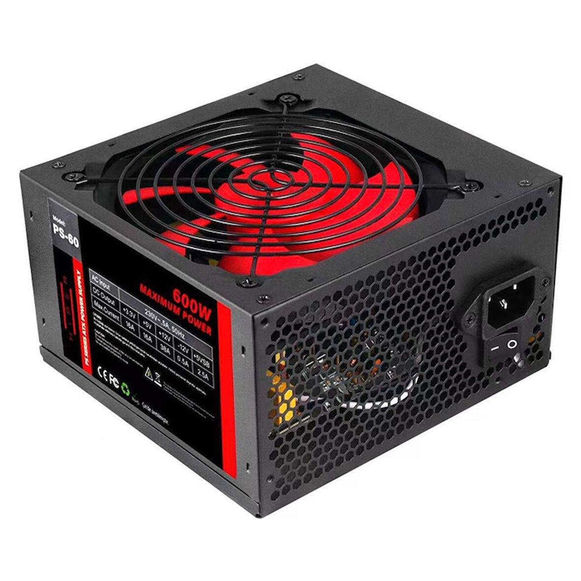 Hiper PS-60 600W 120mm Fan Power Supply