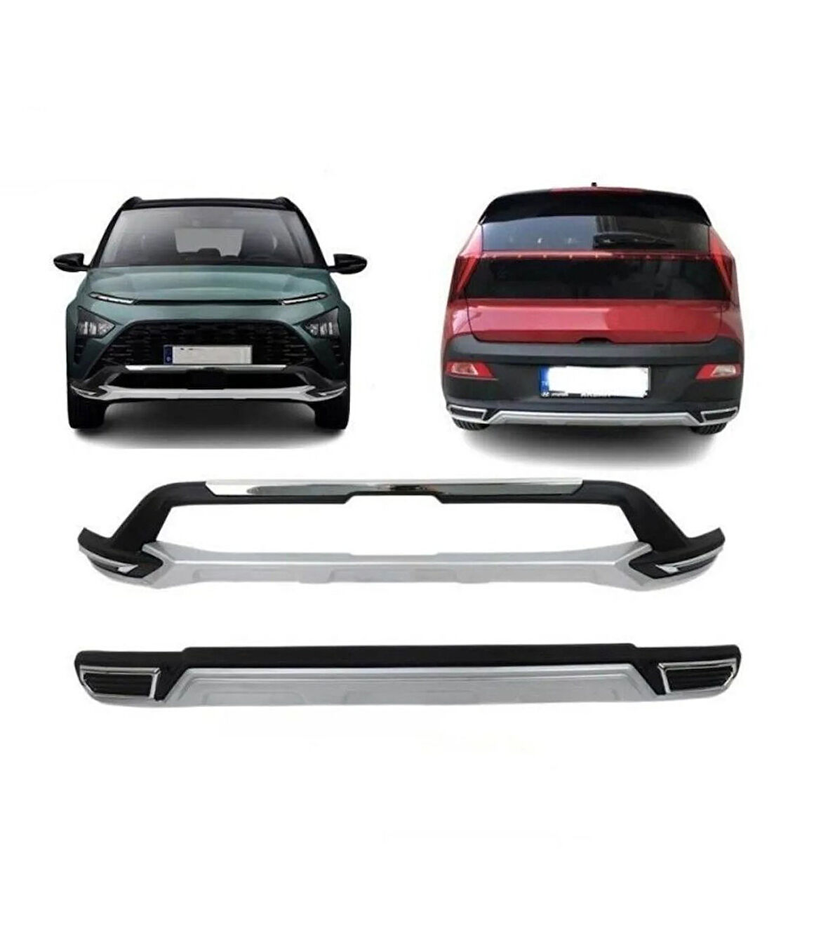 YMTRADE 2021+ Hyundai Bayon On Arka Koruma