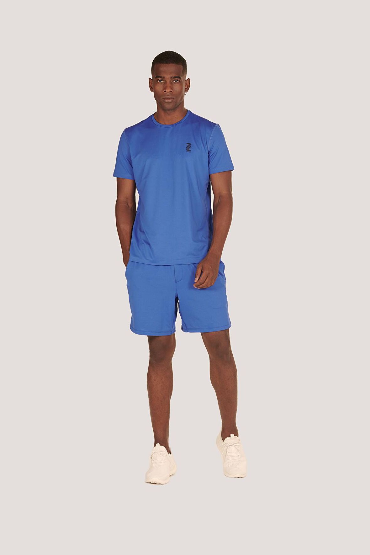 Erkek Bisiklet Yaka Rahat Kesim Casual Nefes Alabilen Athletic Spor T-shirt - Tişört