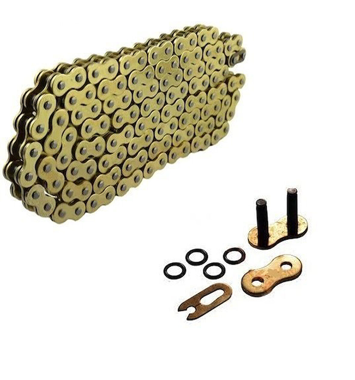 Apeche Rtr 200 Uyumlu Zincir Oringli Gold Teker Zinciri Supermoto