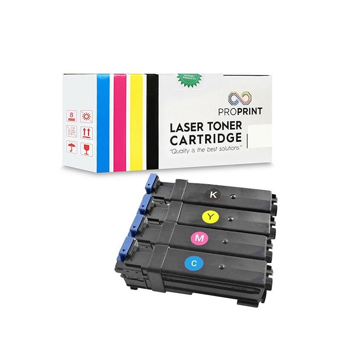 Xerox Phaser 6125n 1 Set Muadil Toner CMYK