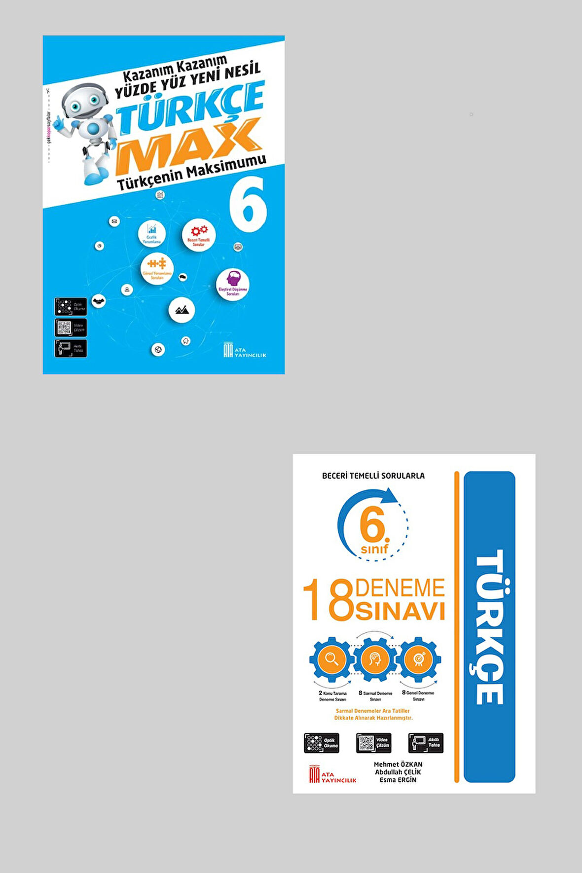 Ata 6.Sınıf Yüzde Yüz Yeni Nesil Türkçe Max + 18 Deneme Sınavı