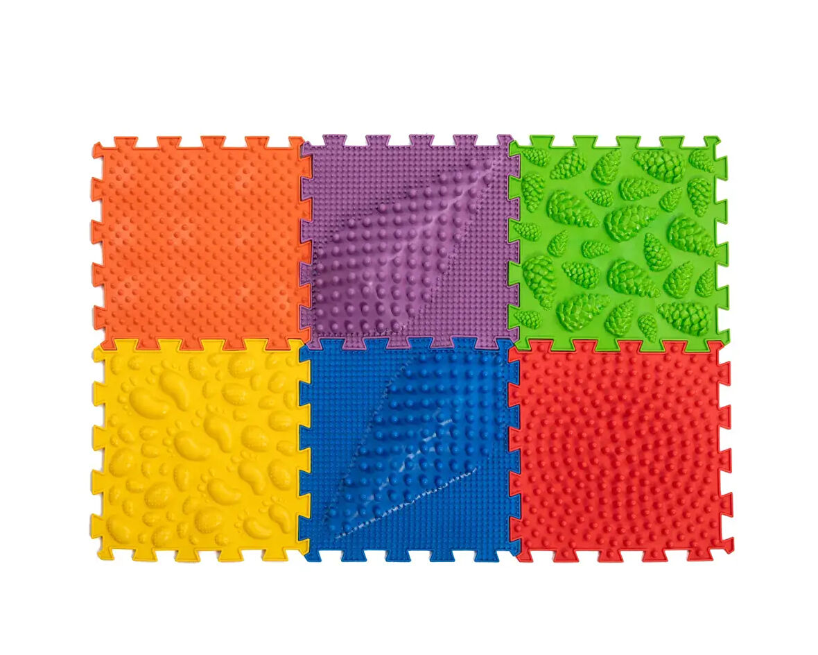 6 Modüllü Ortopedik,Dokunsal Oyun Matları