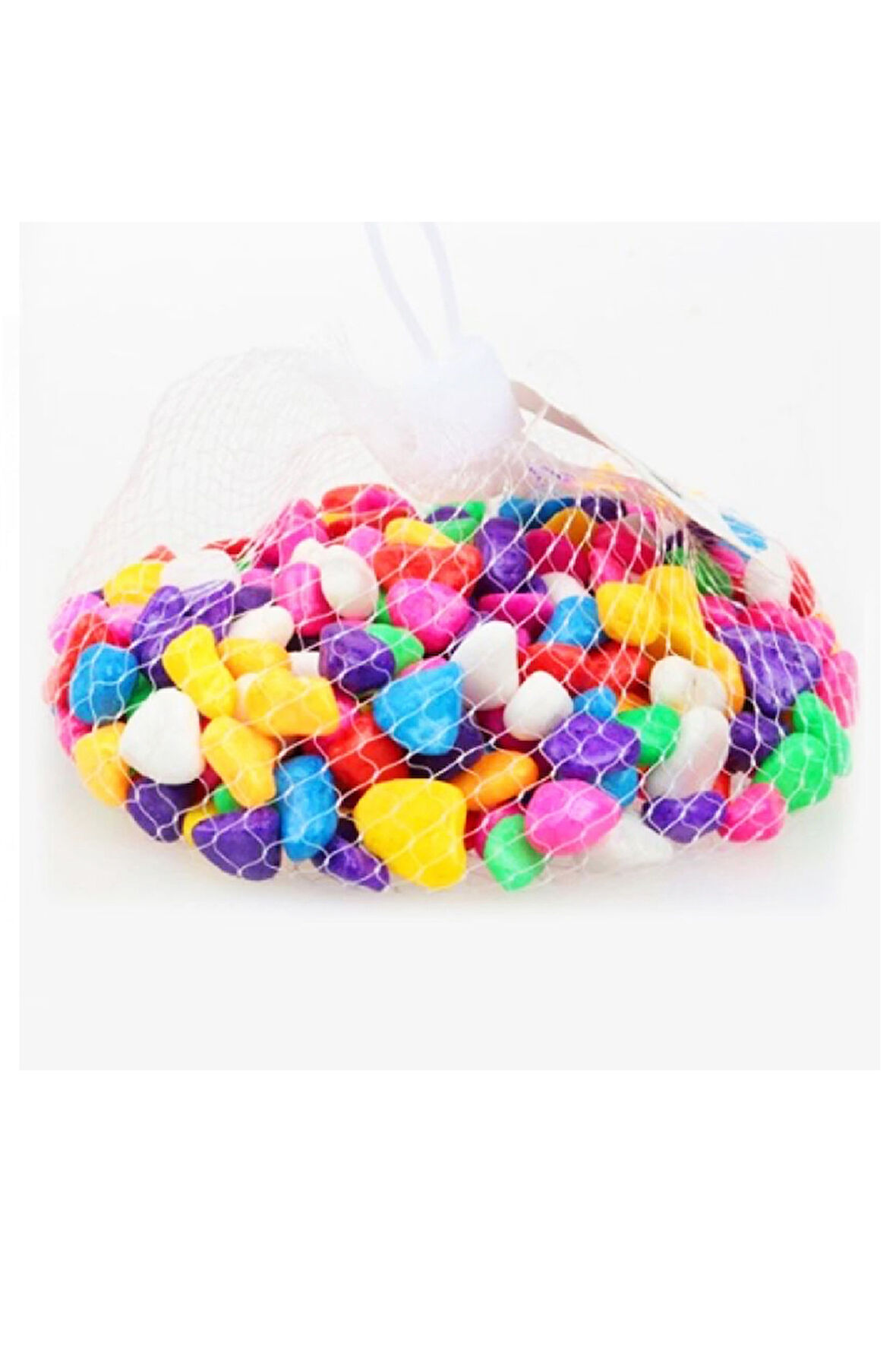 Renkli Filede Mini Taş, Renkli Taş, Terraryum Taşı, Akvaryum Taşı 