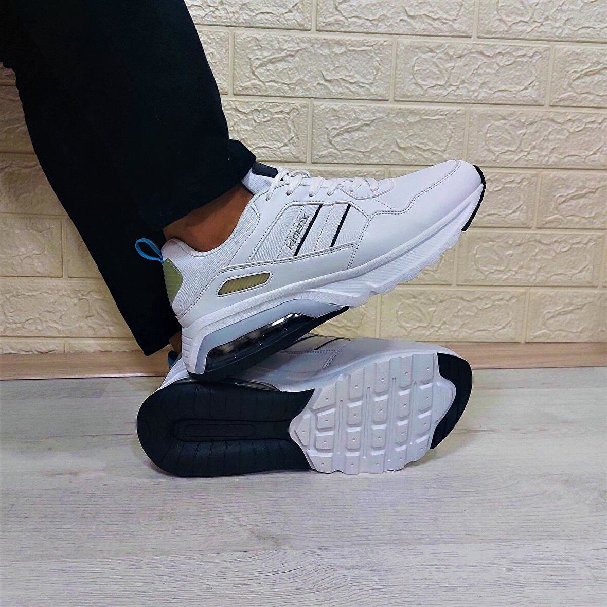Kinetix Pagol Pu Beyaz Fuspetli Air Atom Taban Spor Ayakkabı