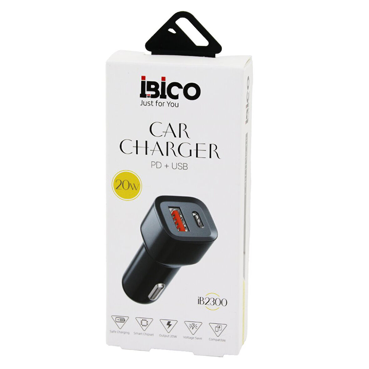 CAR CHARGER PD + USB OTO - ARAÇ ÇAKMAKLIK ŞARJ BAŞLIK 3.0 A 20W (4490)