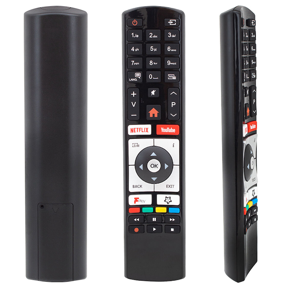 VESTEL RC4319 H0362B NETFLIX-YOUTUBE TUŞLU TV KUMANDA 30100830 YAZISIZ (4490)