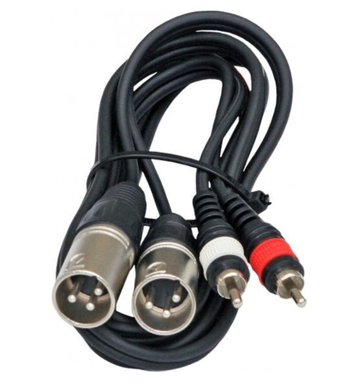 2 XLR DİŞİ 2 RCA ERKEK 3 METRE KABLO (4490)