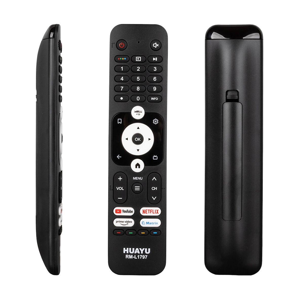 RM-L1797 HAIER YOUTUBE-NETFLIX-PRIME VIDEO TUŞLU LCD-LED TV KUMANDA (4490)