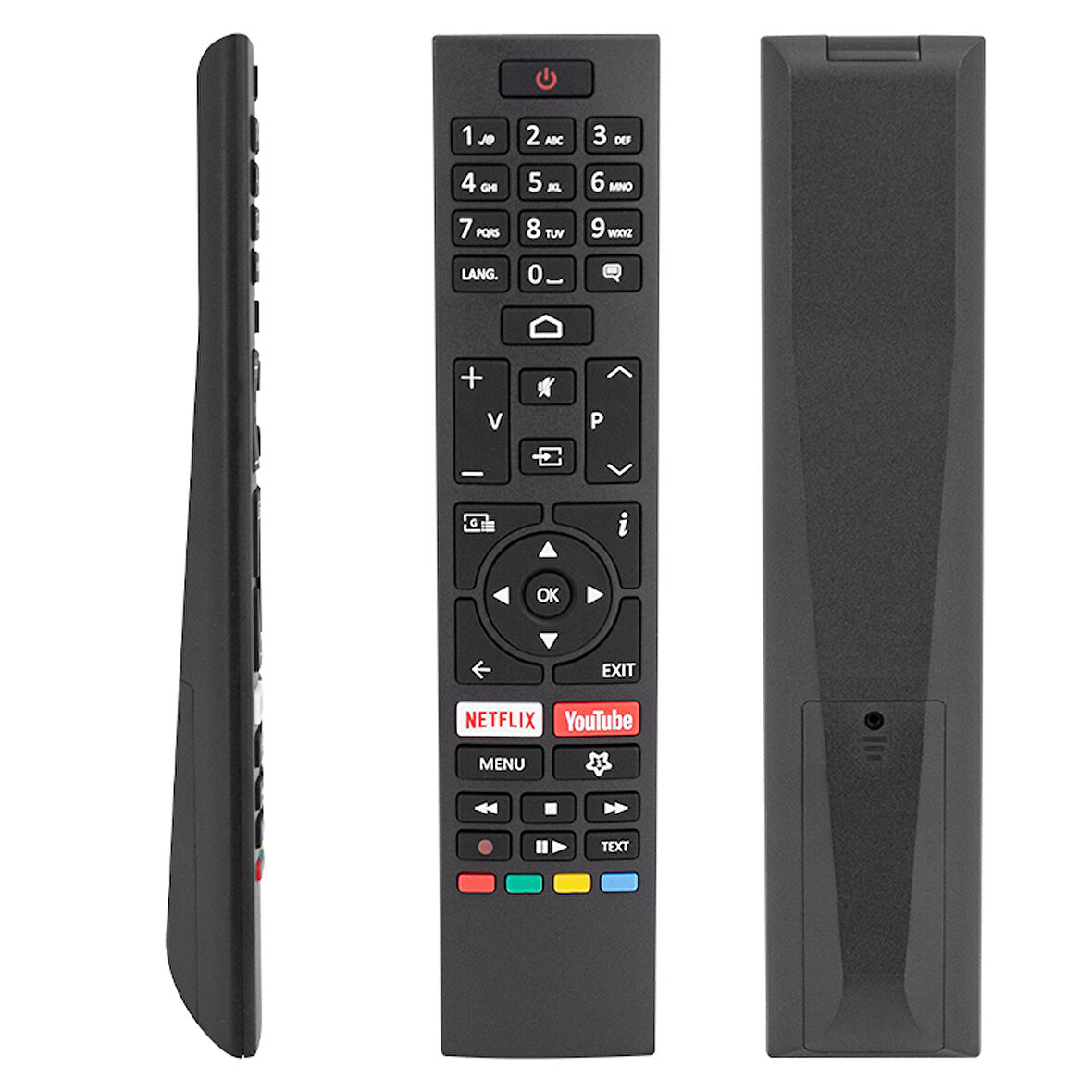 VESTEL RC43157 CT-8557 H0369  NETFLIX-YOUTUBE TUŞLU LCD-LED TV KUMANDA (4490)
