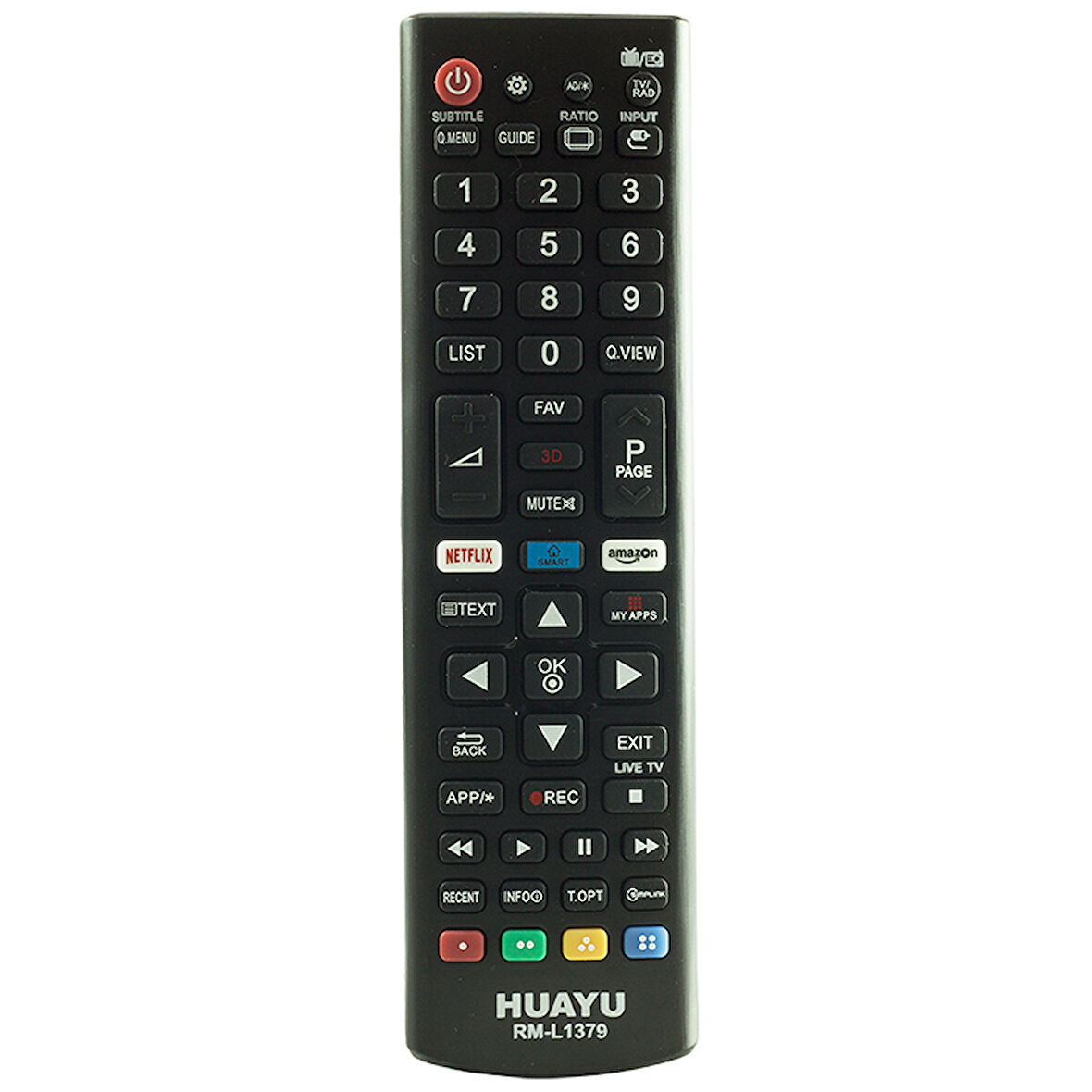 HUAYU KL RM-L1379 LG 3D NETFLIX-AMAZON SMART TUŞLU LCD-LED TV KUMANDA BLİSTERLİ (4490)