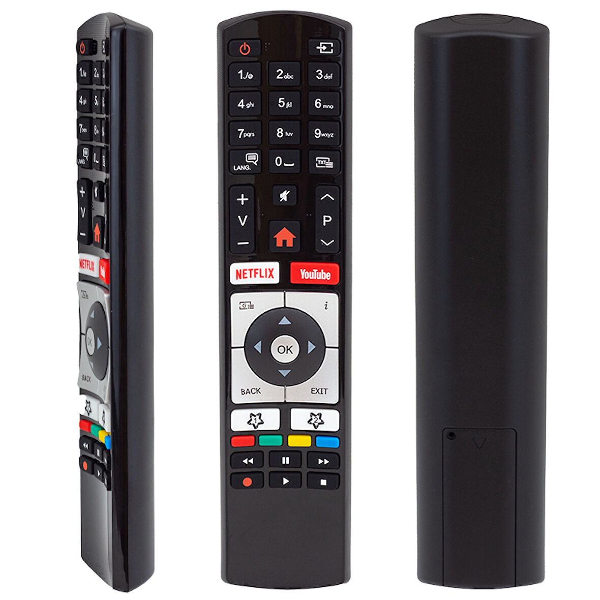 VESTEL RC4318 H0362A NETFLIX-YOUTUBE TUŞLU TV KUMANDA YAZISIZ (30100823) (4490)