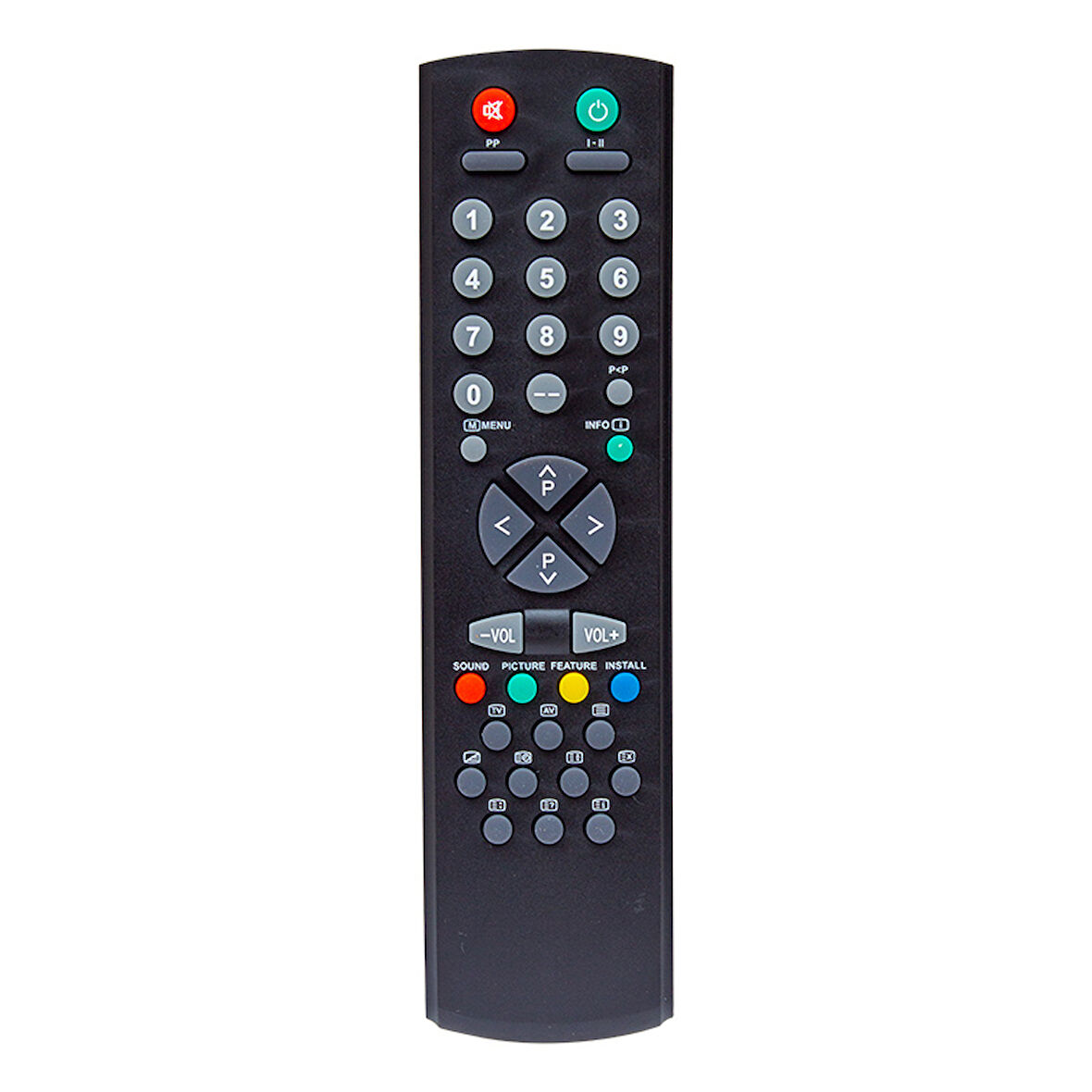 VESTEL 2040 BLACK L SERİSİ TV KUMANDA (3646=7347) (4490)