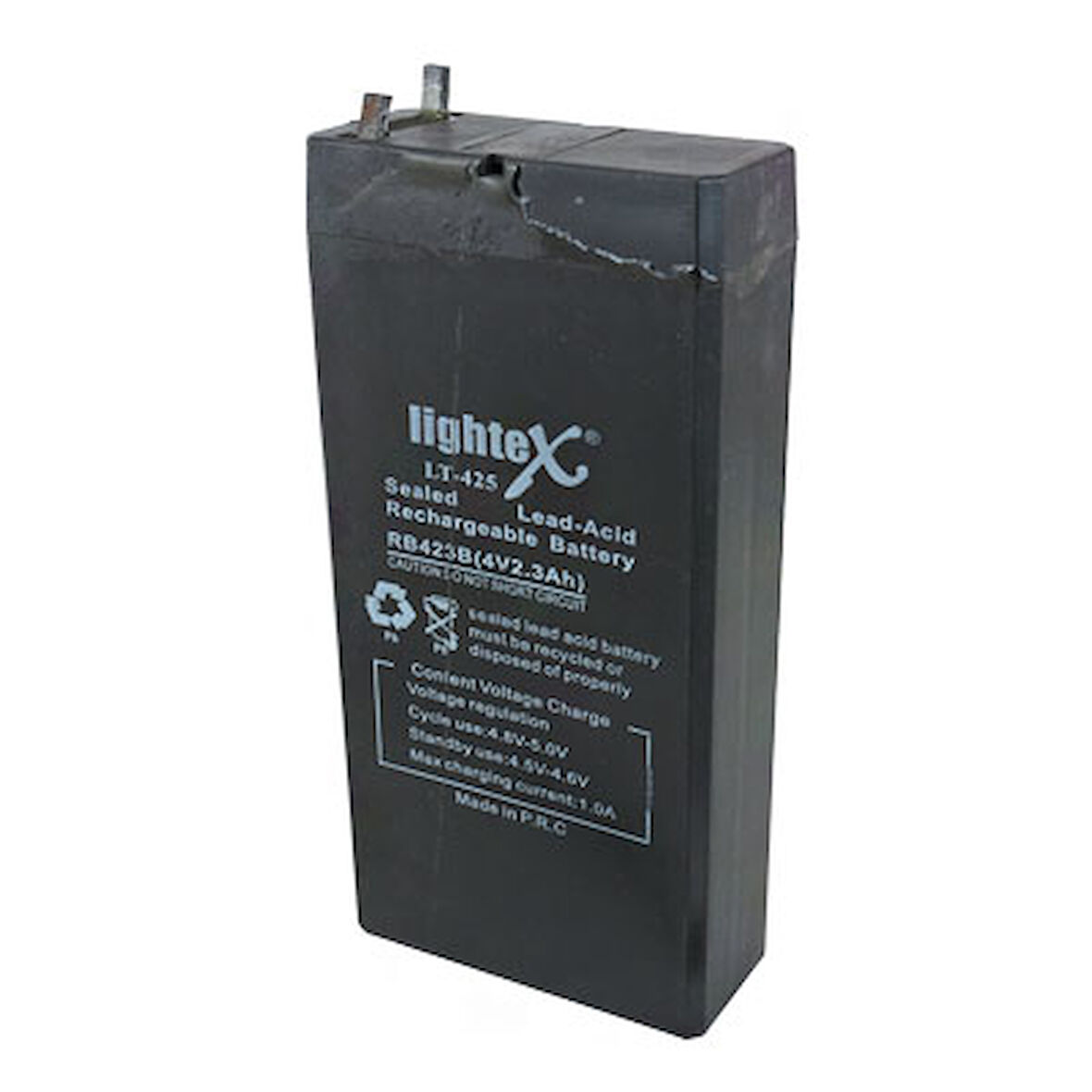 LIGHTEX LT-425 4 VOLT - 2.3 AMPER AKÜ (100 X 50 X 20 MM) (4490)