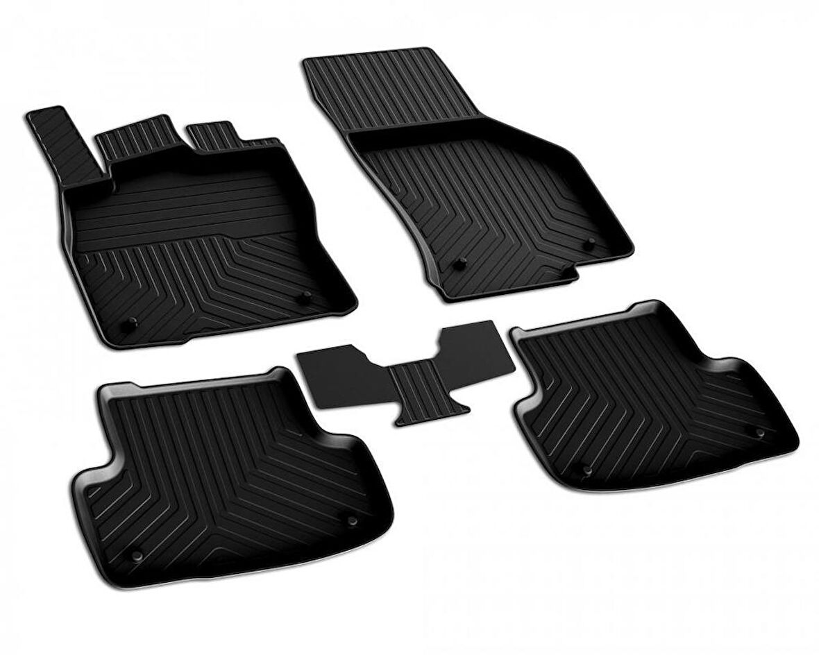 Seat Ateca Ferrous 4D Havuzlu Kauçuk Paspas 2016 ve Üstü