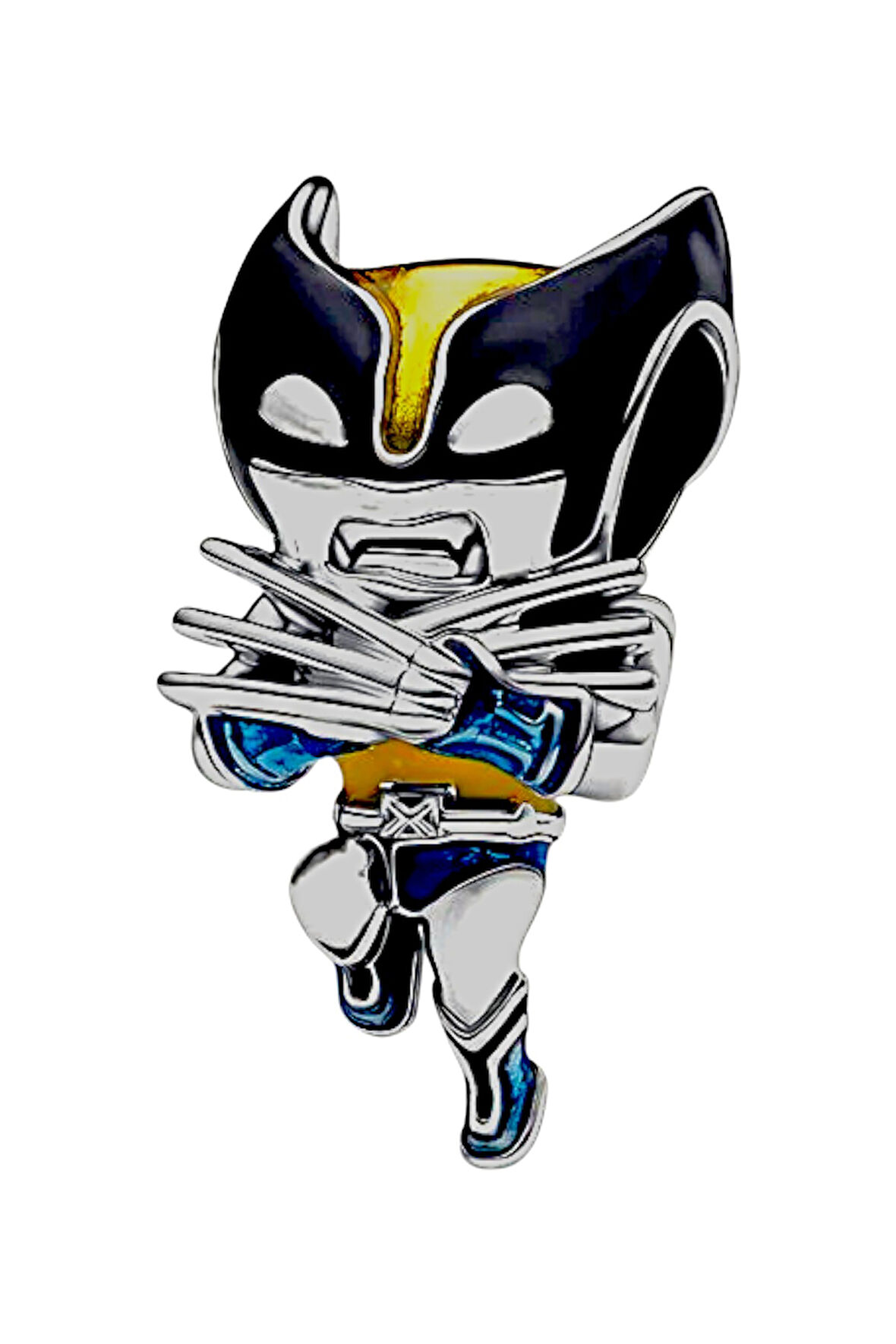 Marvel Wolverine Logan Charm | 925 Ayar Gümüş