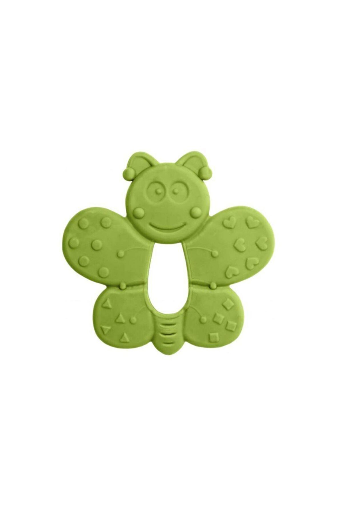 Bambino Kauçuk Yumuşak Diş Kaşıyıcı Yeşil Kelebek