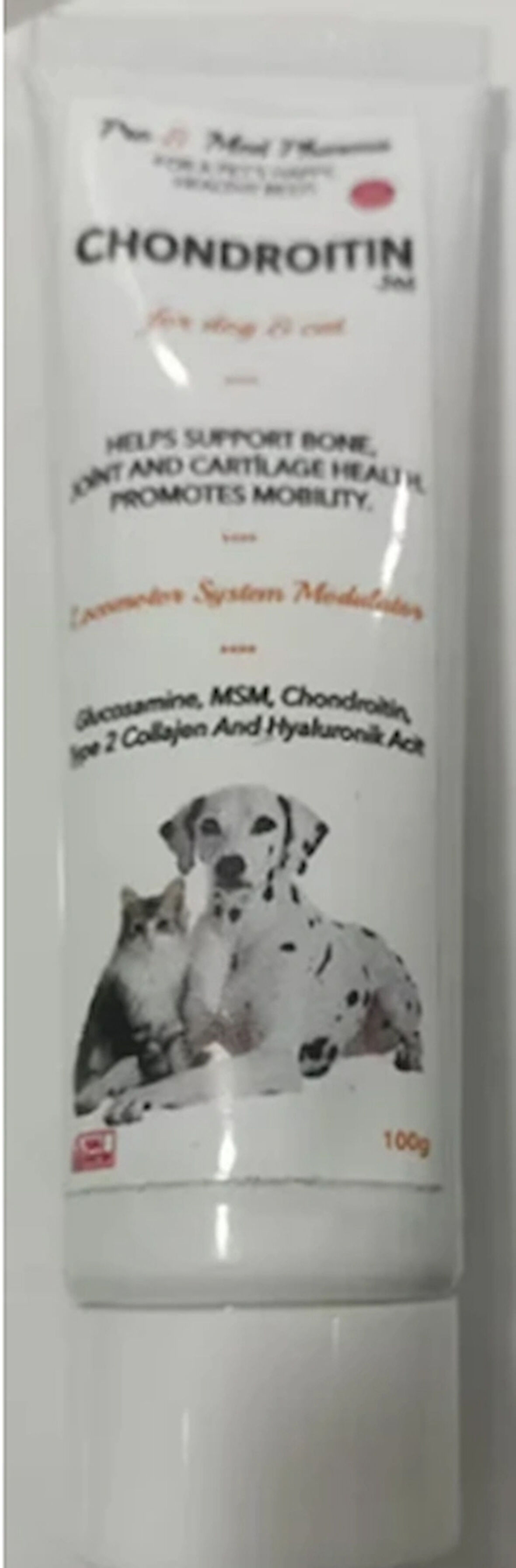 PRO & MED PHARMA Chondroitin Jel Kedi Köpek Eklsem Güçlensdirici Glukozamin Kondroitin 100 ML