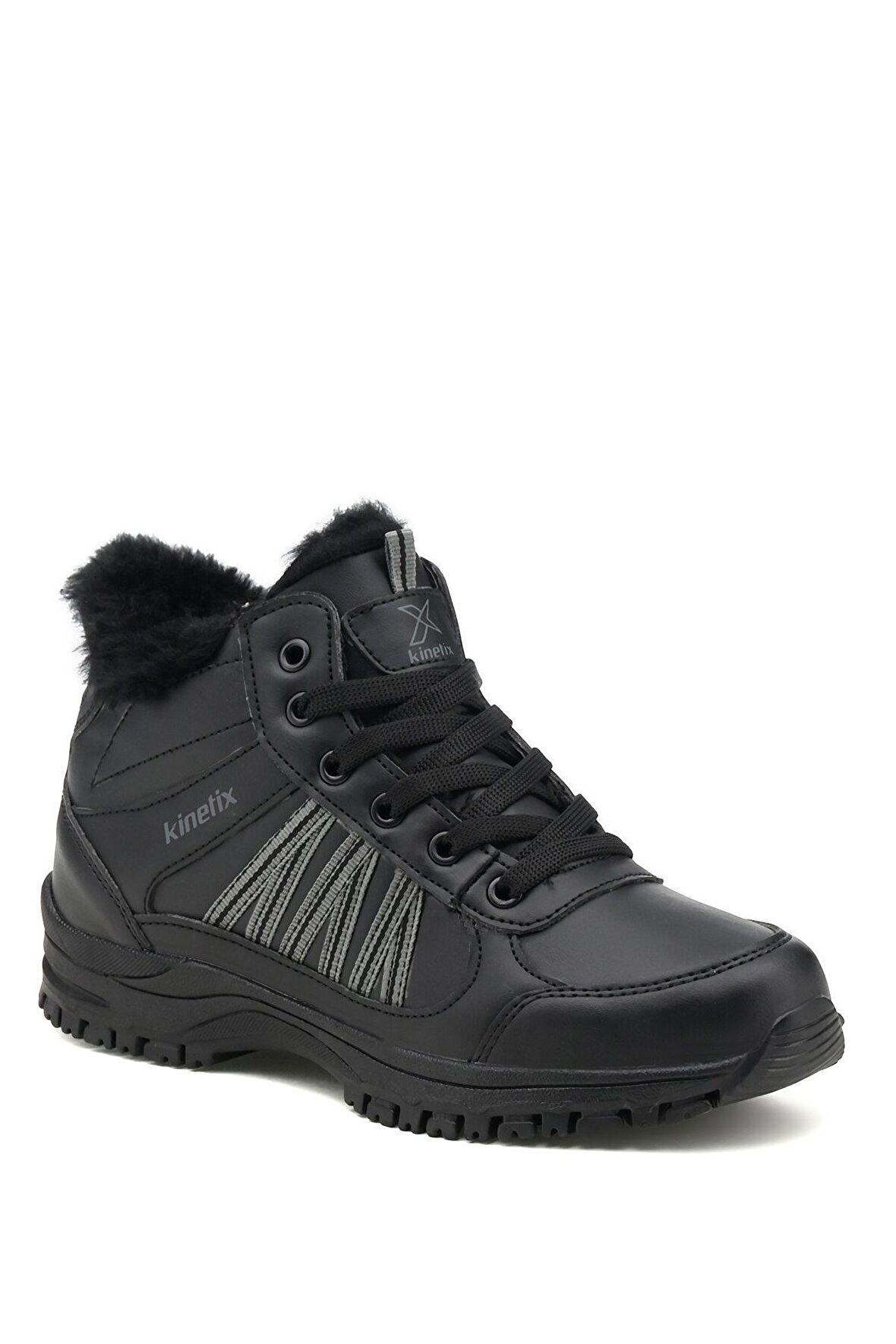Kinetix GILDA PU KRK HI W 1PR Siyah Unıseks Kürklü Outdoor Bot SİYAH