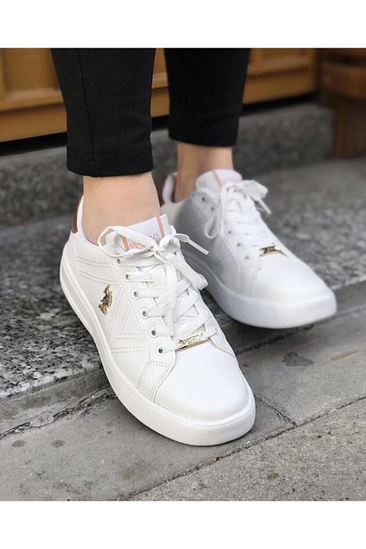 U.S. Polo Assn. Exxy Kadın Sneaker Ayakkabı BEYAZ
