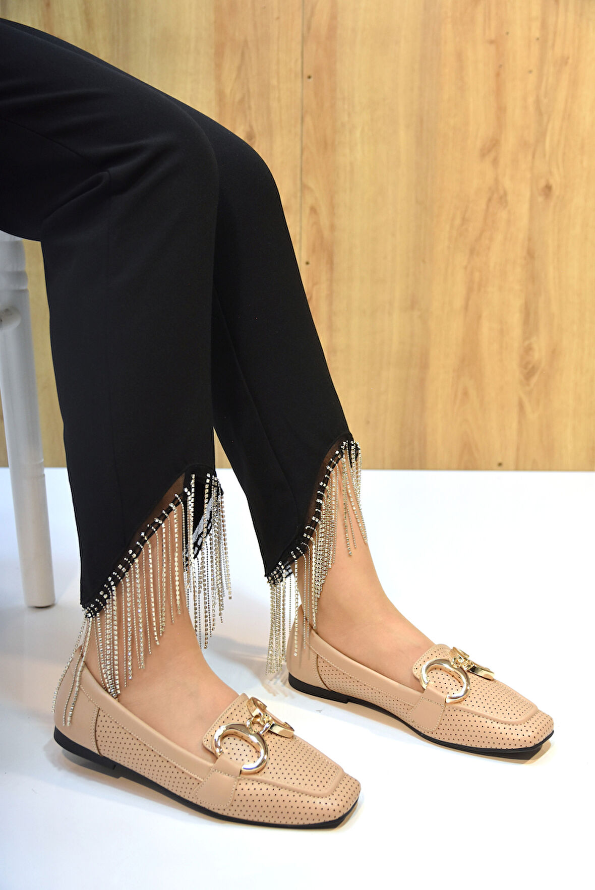 Prego Halka Tokalı Tpu Hafif Taban Günlük Kadın Babet Ayakkabı NUT