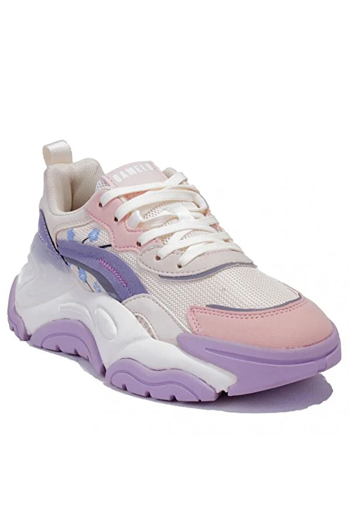 Gamelu 23YZ Kınd Bağcıklı  Ortopedik Günlük Kadın Spor Ayakkabı BEYAZ