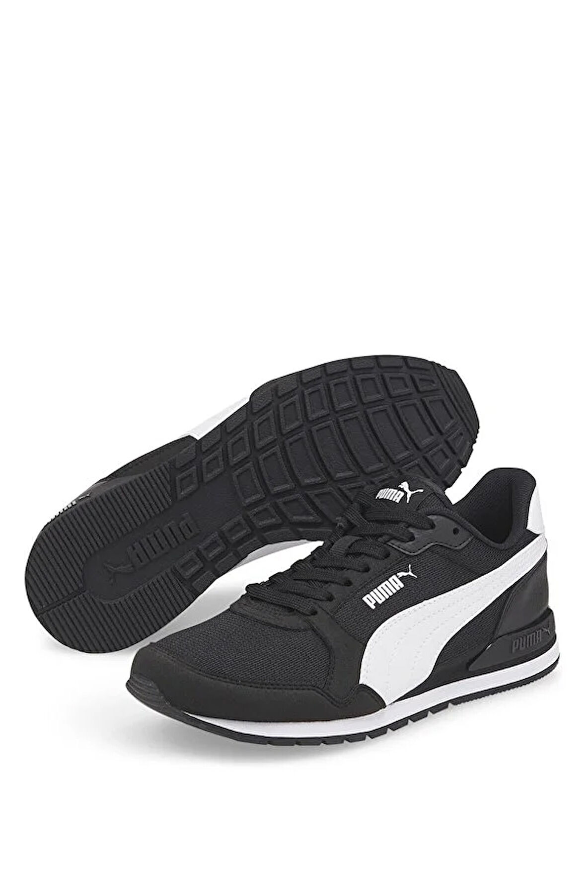 Puma St Runner v3 Mesh Uniseks Spor Ayakkabı SİYAH