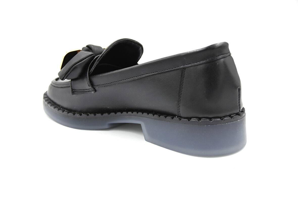 Park Moda Termo Kaymaz Taban Günlük Loafer Kadın Ayakkabı SİYAH